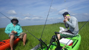 A true shore lunch.